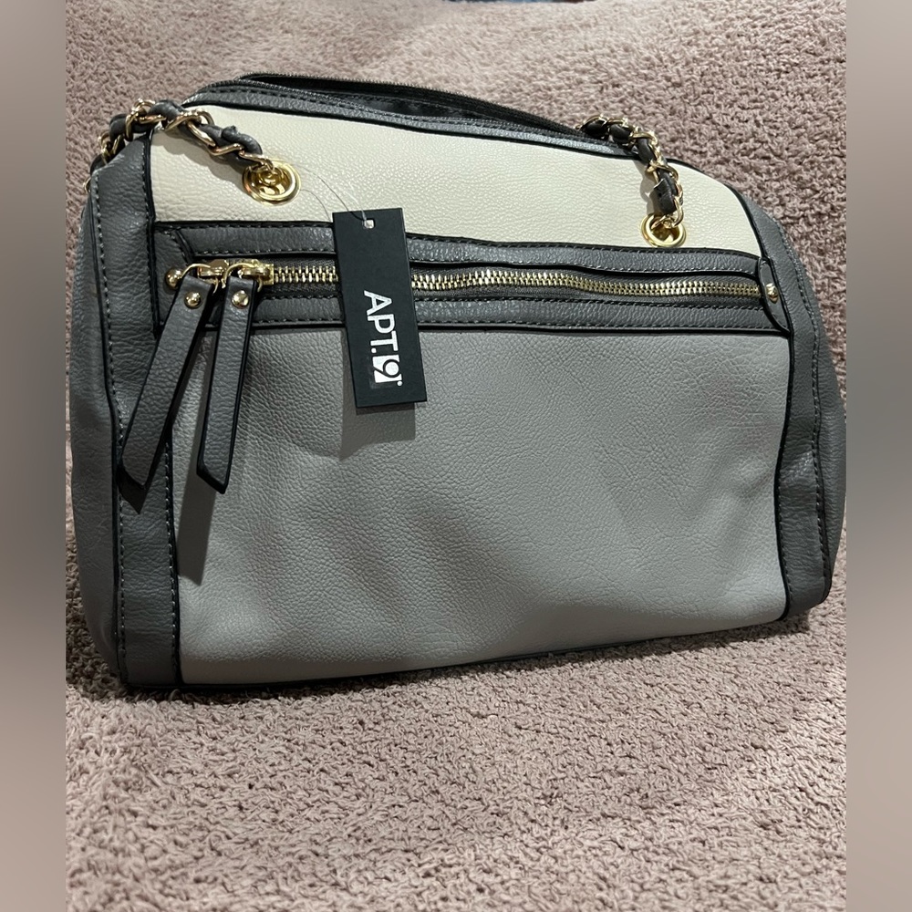 BNWT APT9 Grey Ombre Satchel